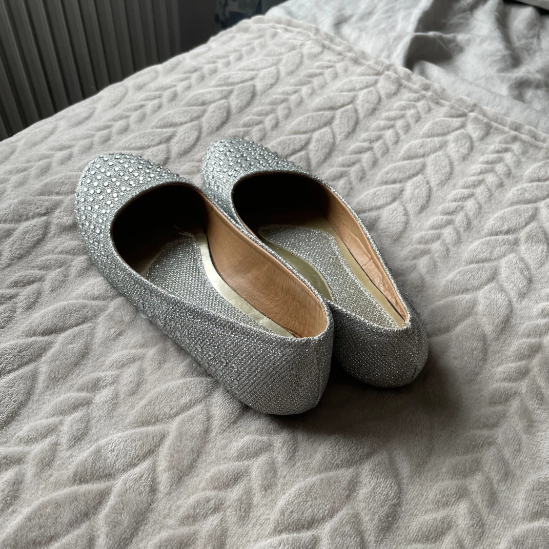 Silvriga ballerinaskor  - 91