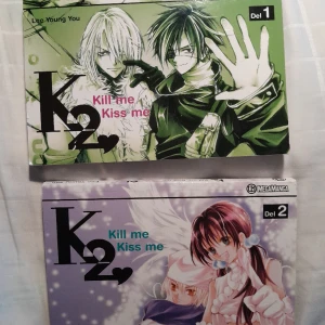 Manhwa (koreansk manga) - Kill me kiss me manhwa del 1 och 2. Böckerna är på svenska. Båda för 100kr, går inte att köpa separat.