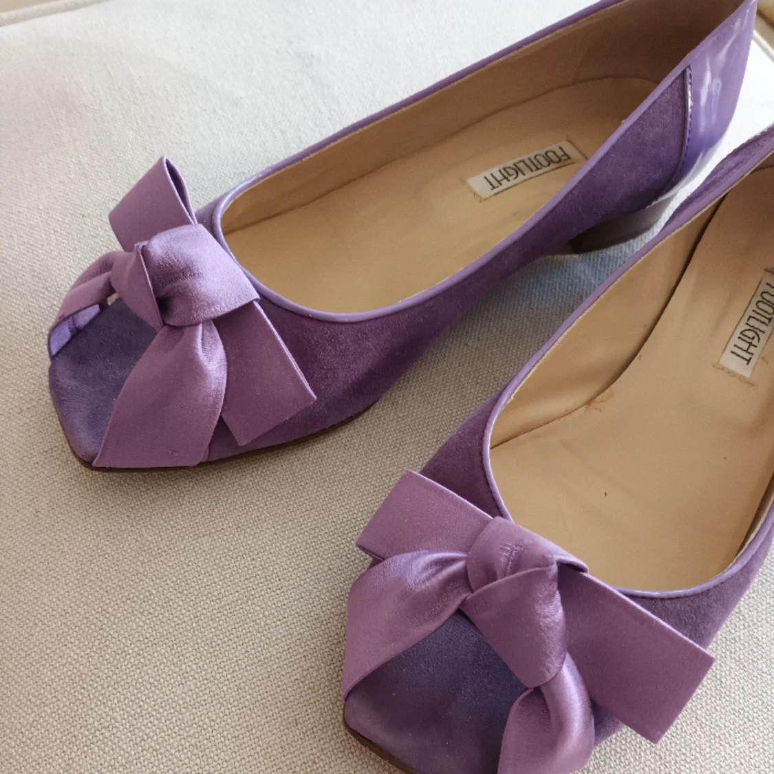 Syrenfärgade ballerinaskor från Footlight stl 39 - 90