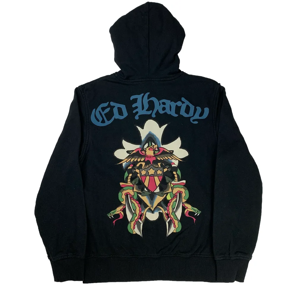 Helt ny Ed Hardy hoodie från 2006 med prislapp, fri frakt!. Hoodies.