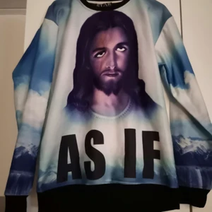 Killstar Sweatshirt Storlek L - En fin Sweatshirt ifrån märket Killstar med jesus och texten As If. Ser likadan ut på baksidan. Går ej att köpa på killstars hemsida längre. 