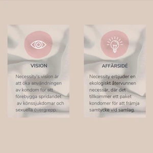 Necessity  - Vår affärsidé och vision!