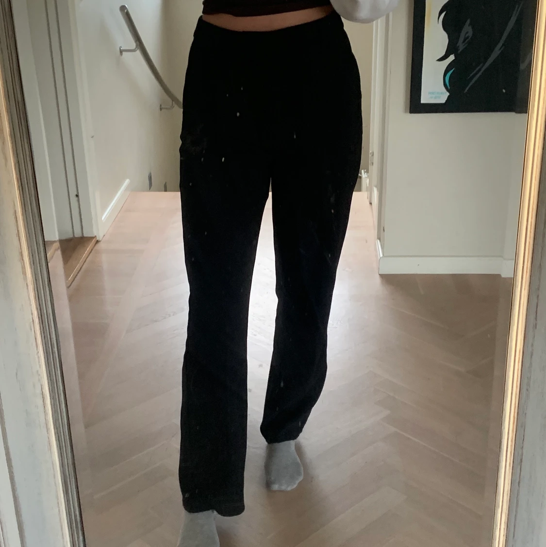 Svarta kostymbyxor!!