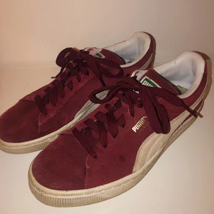 Röda puma skor strl 39 - Ett par puma suede classic som är vinröda. Lite använda men fortfarande bra skick. Skriv privat för mer info eller bilder.🥰💞