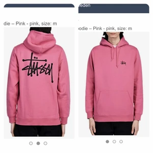 Rosa Stussy hoodie - Bra skick! 