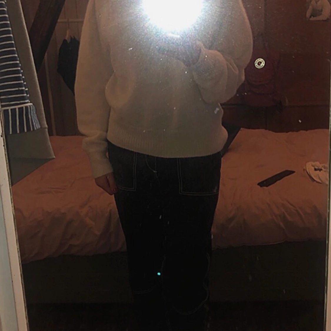 Mysig stickad tröja (aldrig använd)