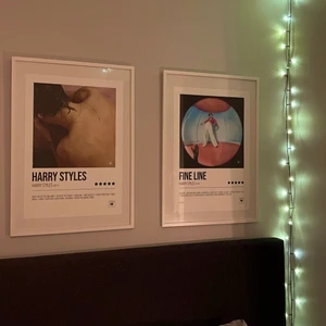 Harry styles album posters - Harry styles posters, båda två är i måtten 59x42. Går inte att köpa separata utan man får köpa båda 2 för 300kr. Dom är köpta på etsy för 570kr och är helt i sitt rätta skick! Köparen står för frakt