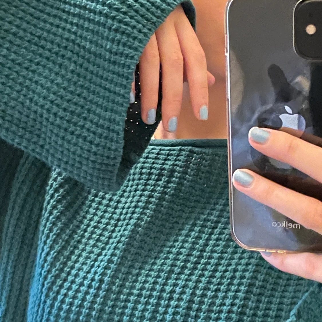 Stickad crop top - 90