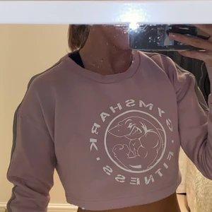 Tjocktröja från Gymshark - Säljer min supersnygga rosa (med grå stripes på ärmarna) tjocktröja från Gymshark då den inte kommer till användning. Endast använd några få gånger och ej svettats i, men självklart tvättad. Säljer för 250. Finns ej kvar på hemsidan! Storlek small ☺️