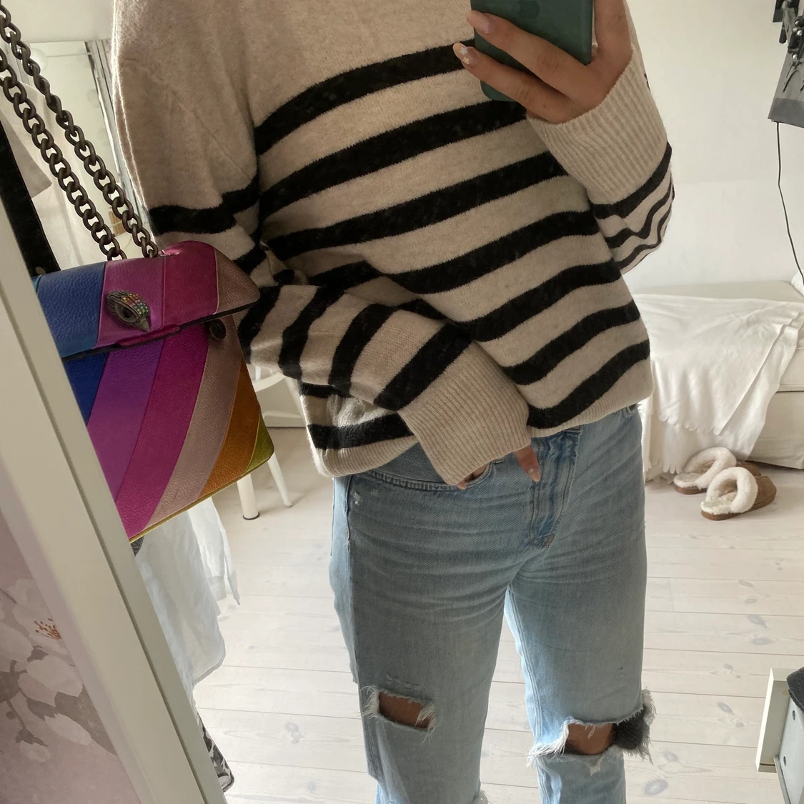 Stickad tröja från H&M