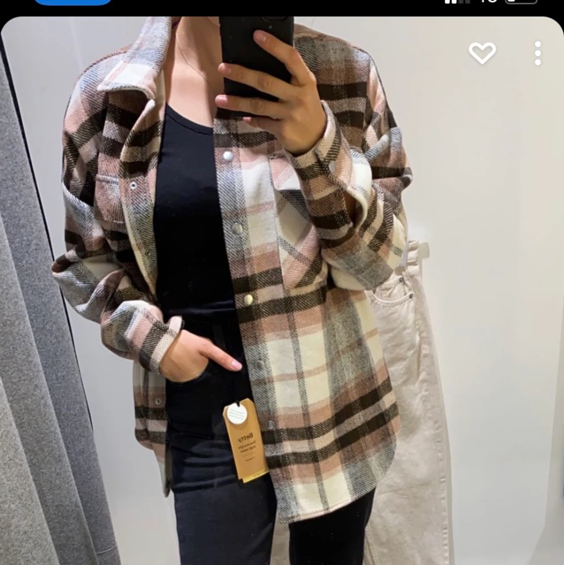 Rutig skjortjacka - 91