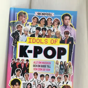 kpop bok om idols och kpop grupper. helt nytt skick !! 