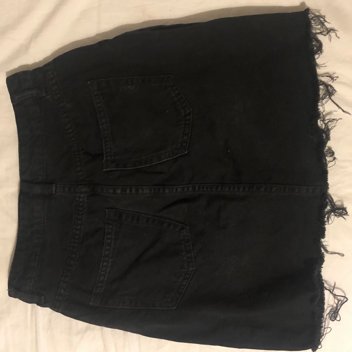 Svart jeans kjol - 90