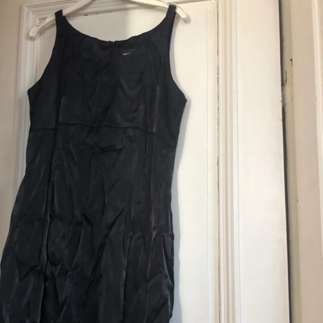 Svart, lång klänning