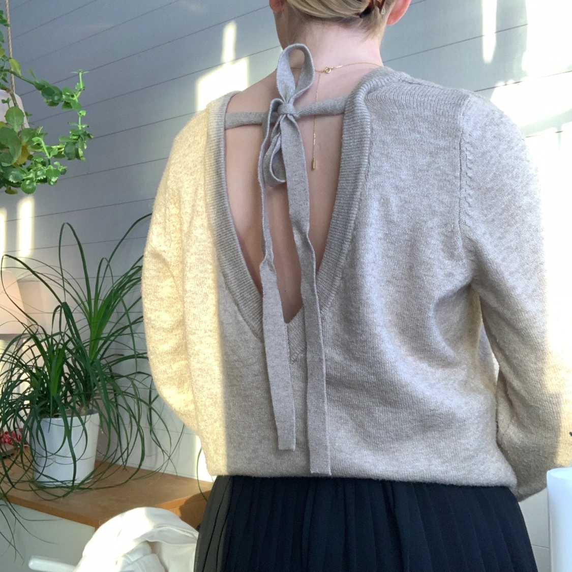 Tröja men öppen rygg - 90