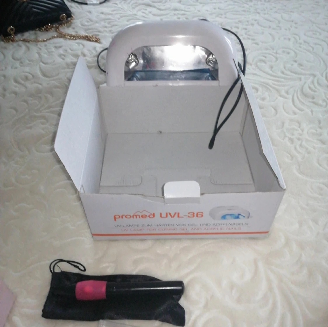 Elfil och uv lampa 