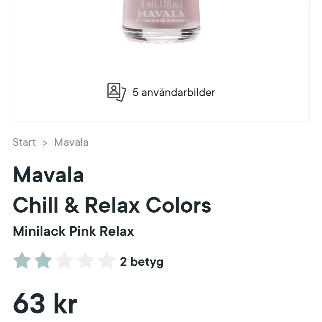 Mavala nagellack - 90