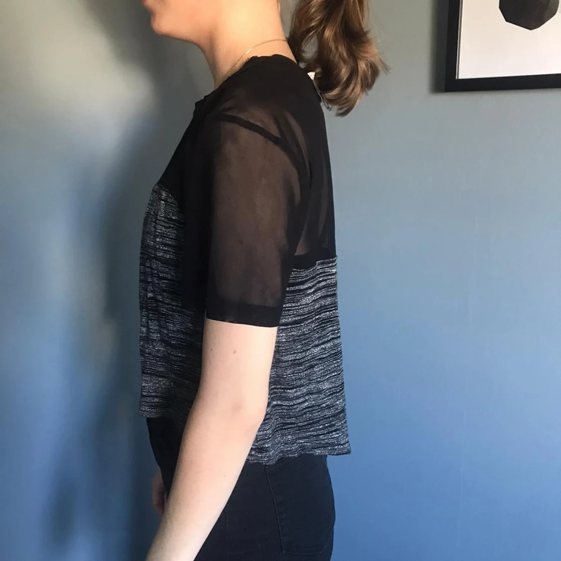 Korttröja i storlek XS, men passar för större - 90