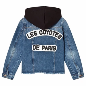 Jeans jacka Les Coyotes De Paris - Lånade bilder! Jag säljer min as snygga blåa Les Coyotes De Paris jeans jacka pga att den är lite för liten! Jackan har en jätte cool luva som man kan ta av om man vill. Nypris: 1700kr Jag säljer den för 550 + frakt🥰 