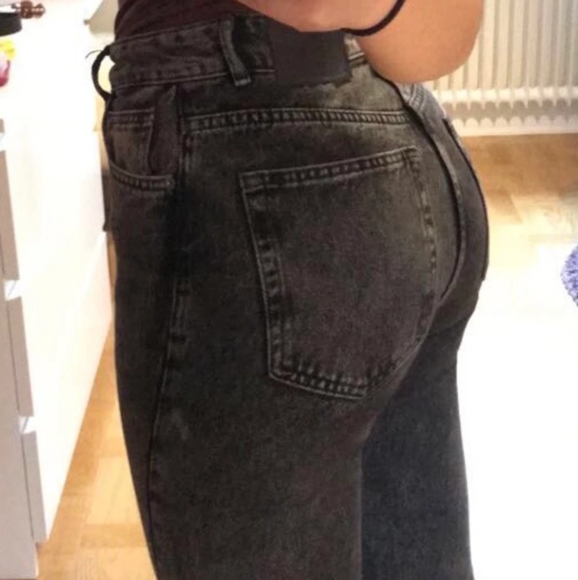 Gråa långa jeans  - 91