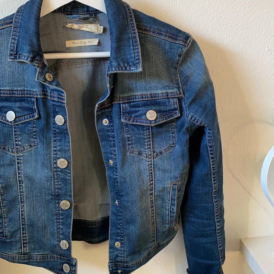 Mörkblå jeansjacka  - 90