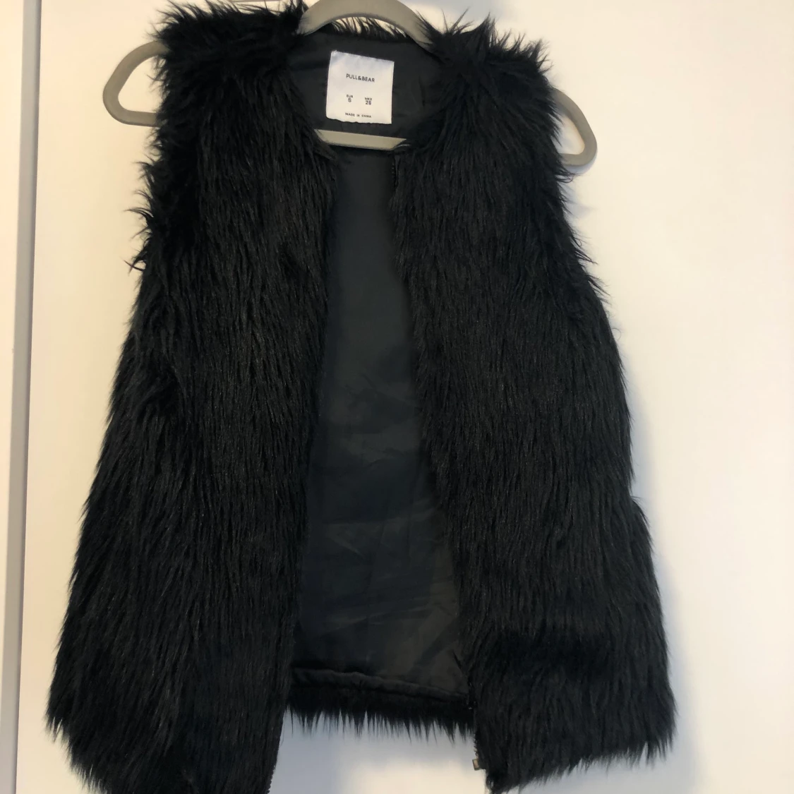 Perfekt vår pälsväst fake päls!