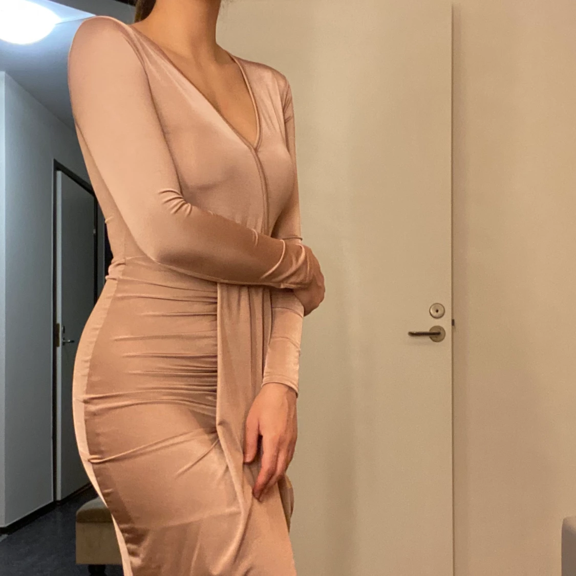 Gammal rosa klänningen 