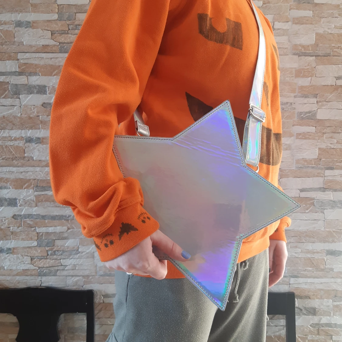 Holografisk stjärna väska