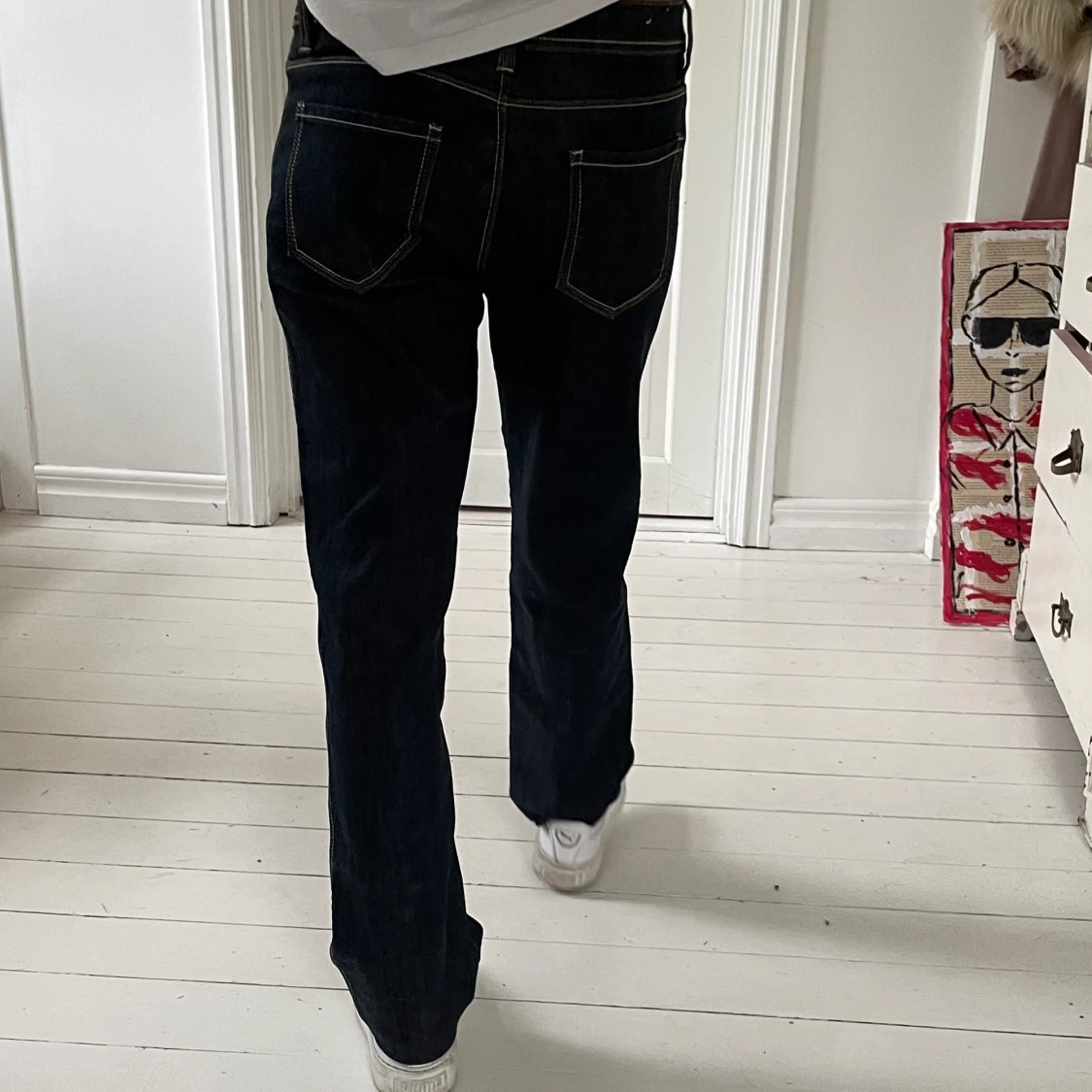 Vintage lågmidjade jeans - 90