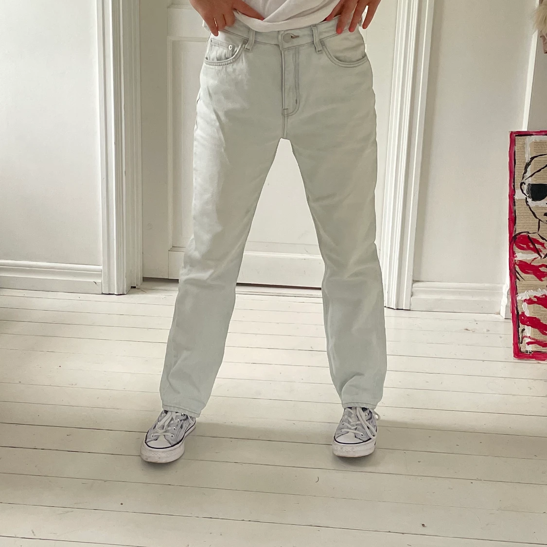 Lågmidjade jeans från weekday