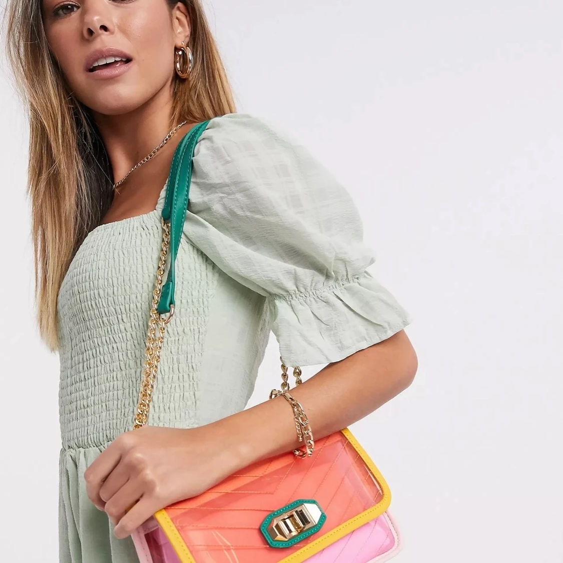 Asos grön klänning - 90