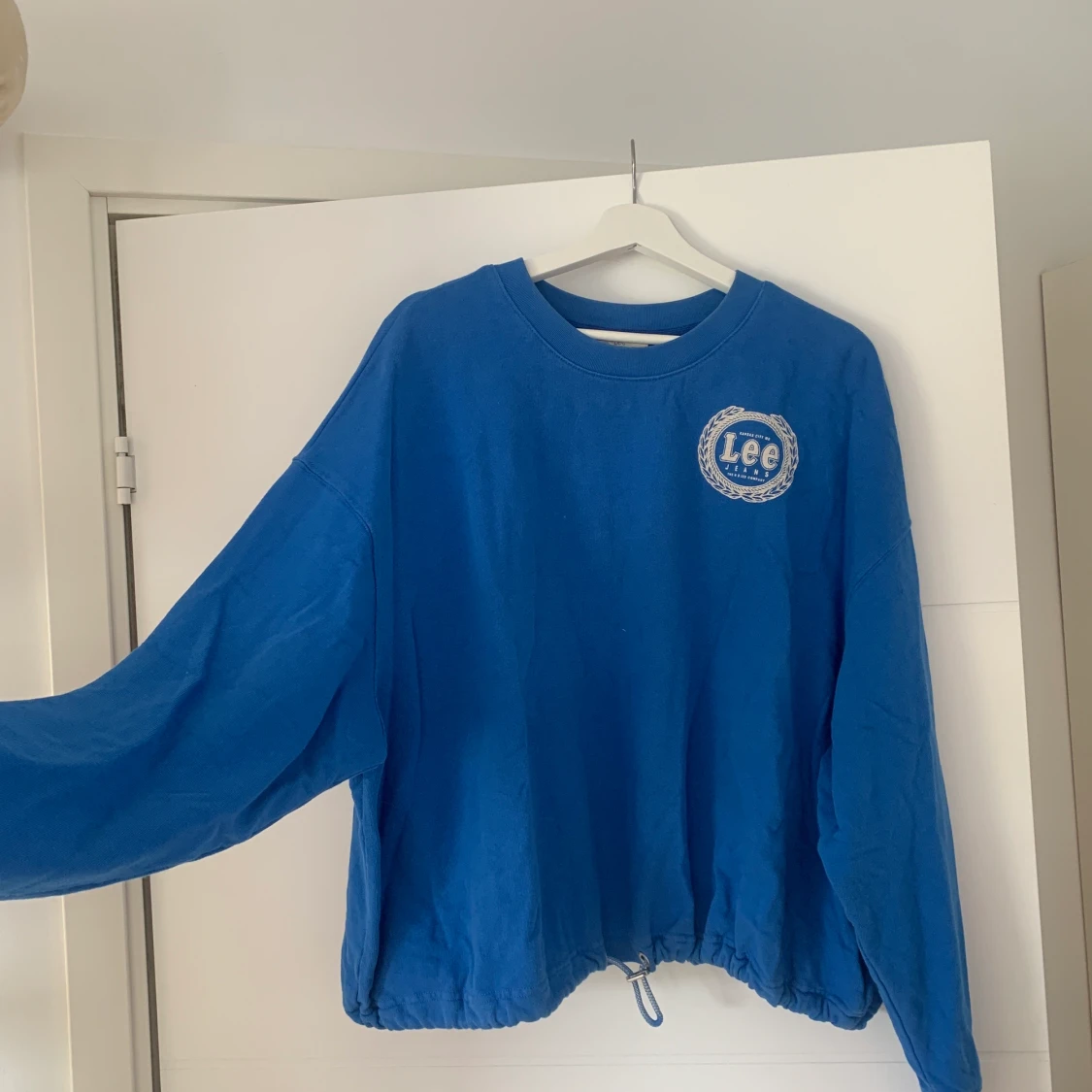 Blå sweatshirt - 90