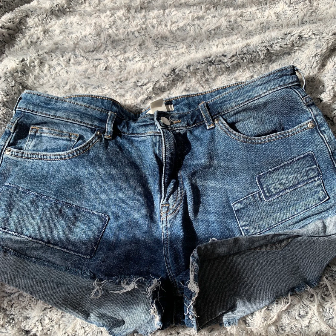 Blå Jeans shorts 