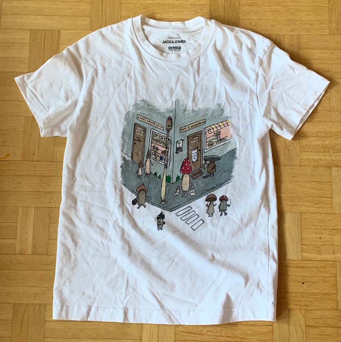 Målad t-shirt❤️ - 90