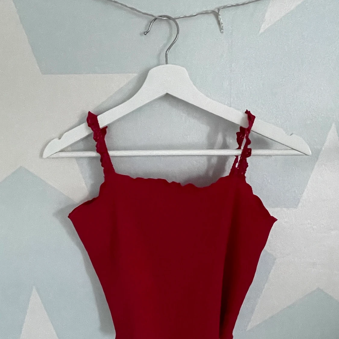 Söt rött linne - 90