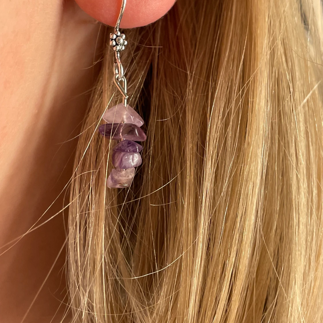 Ametist örhängen