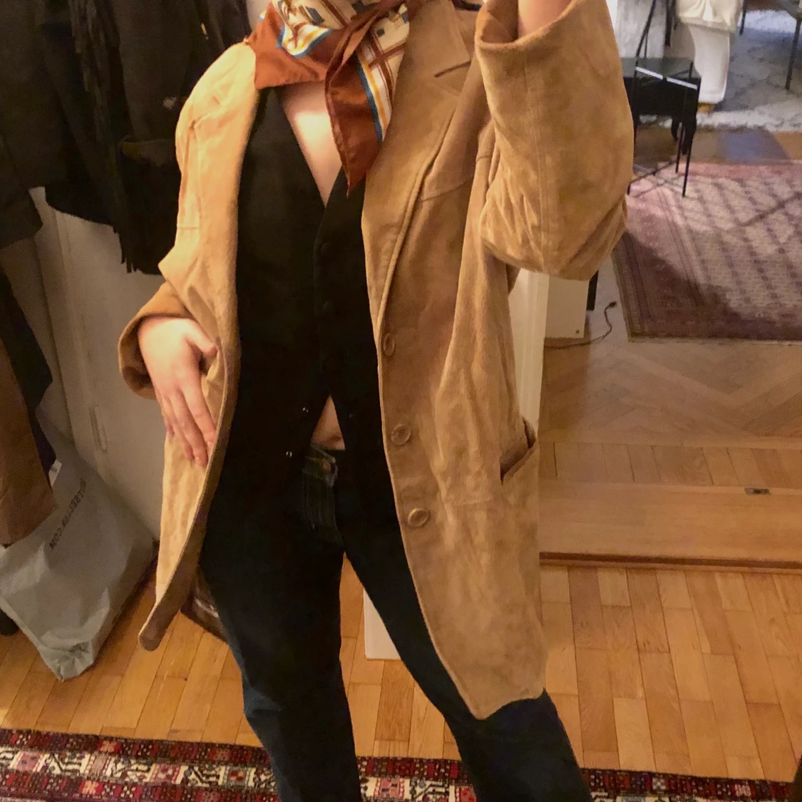 Brunbeige mockajacka