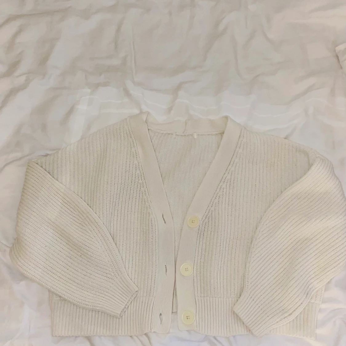 Oversize stickad kofta