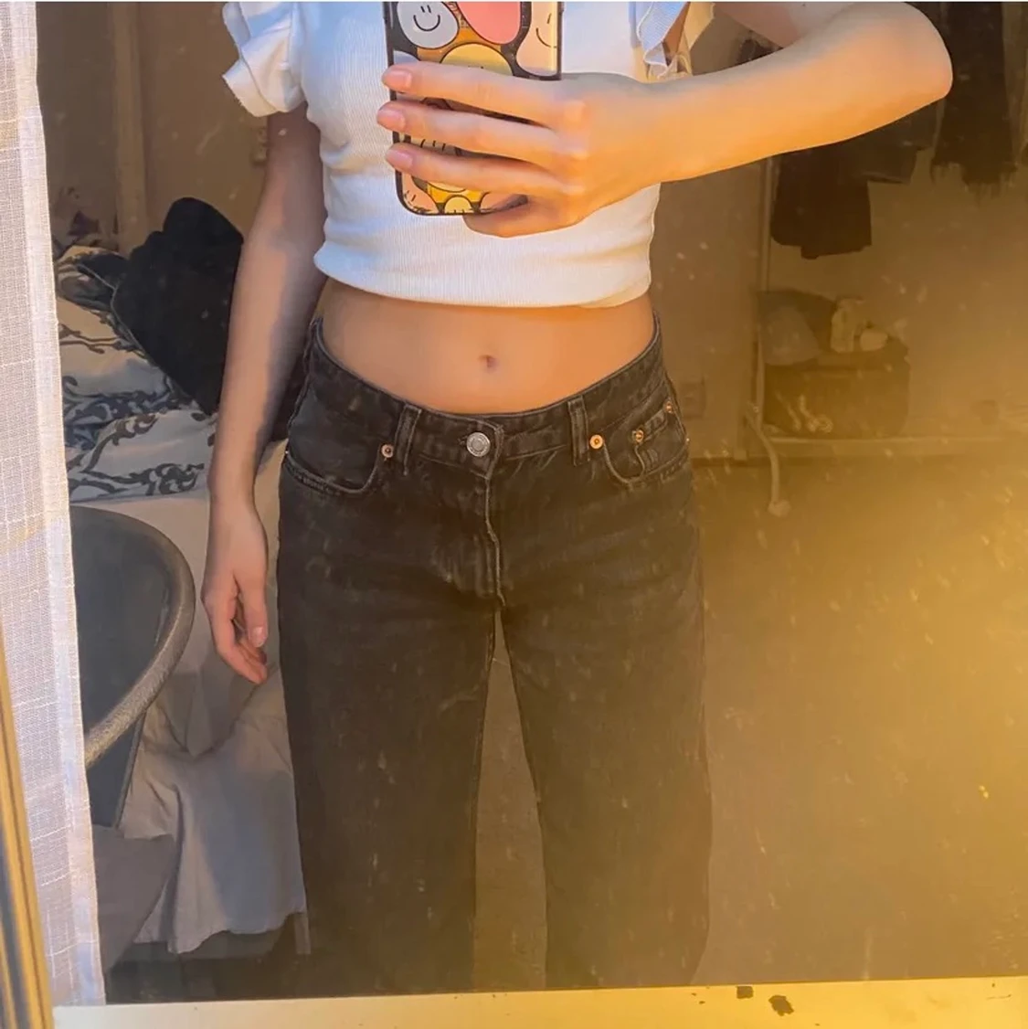 Svarta zara jeans❤️ - 90