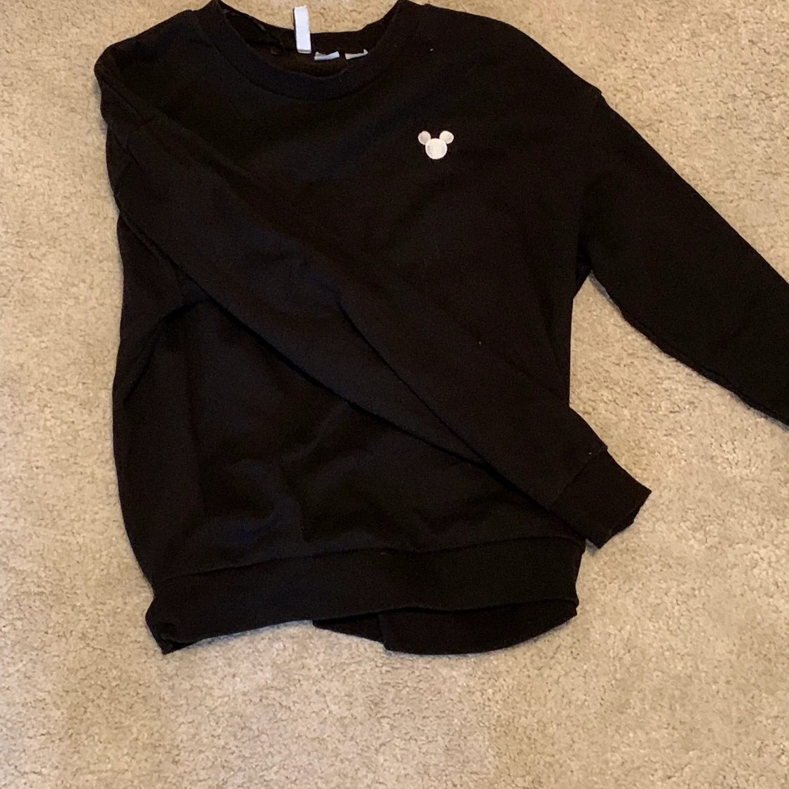 Svart sweatshirt  - 91