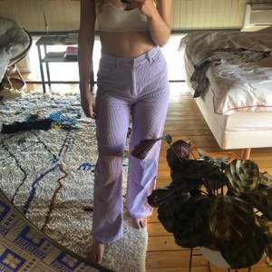 Lilac, baggy corduroy trousers from Monki. Perfect condition but too small for me on the waist 