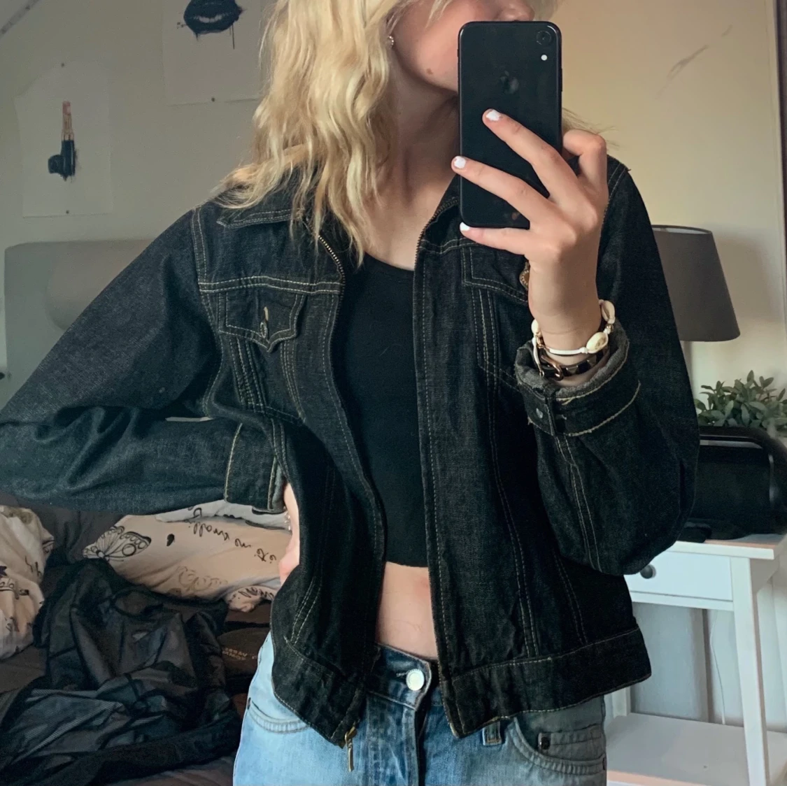 Vintage jeansjacka - 90