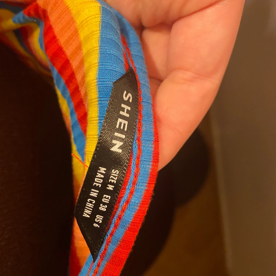 Randig halterneck topp - 91