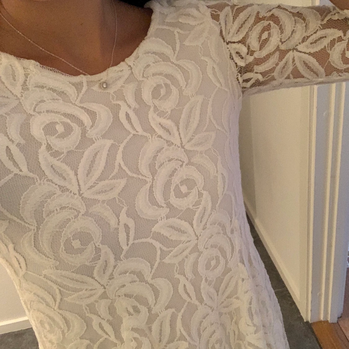 Vit sommarklänning  - 91