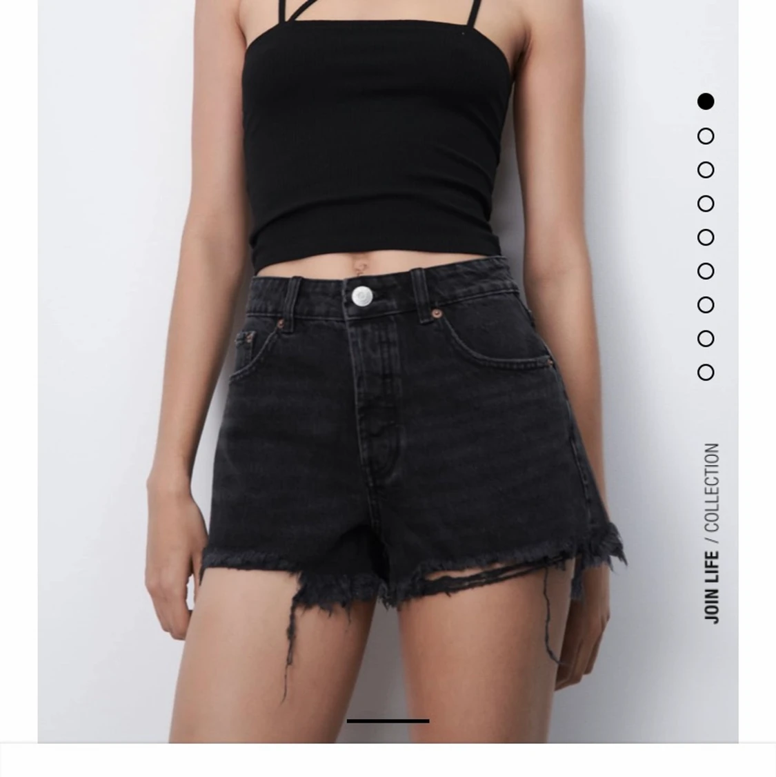 zara jeans shorts - 91