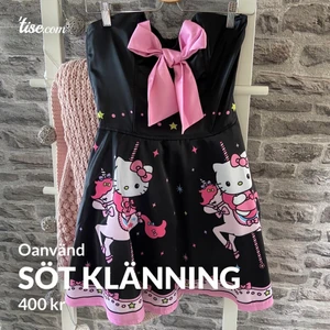 Söt klänning  - Oanvänd och är i nyskick! Frakten går på 60kr 