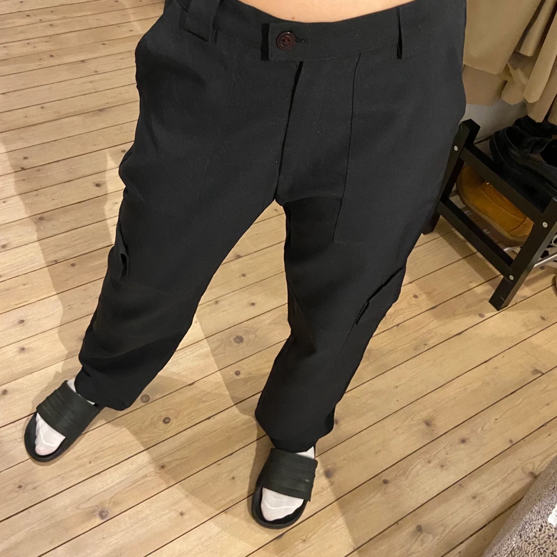 Low waist cargo byxor  - 91