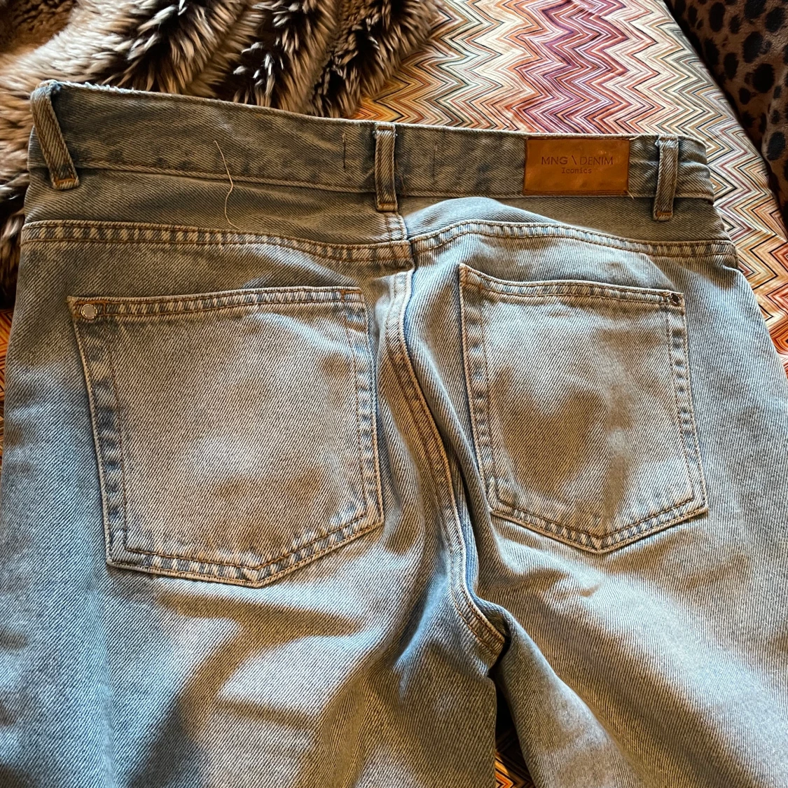 Lågmidjade slappa jeans - 90