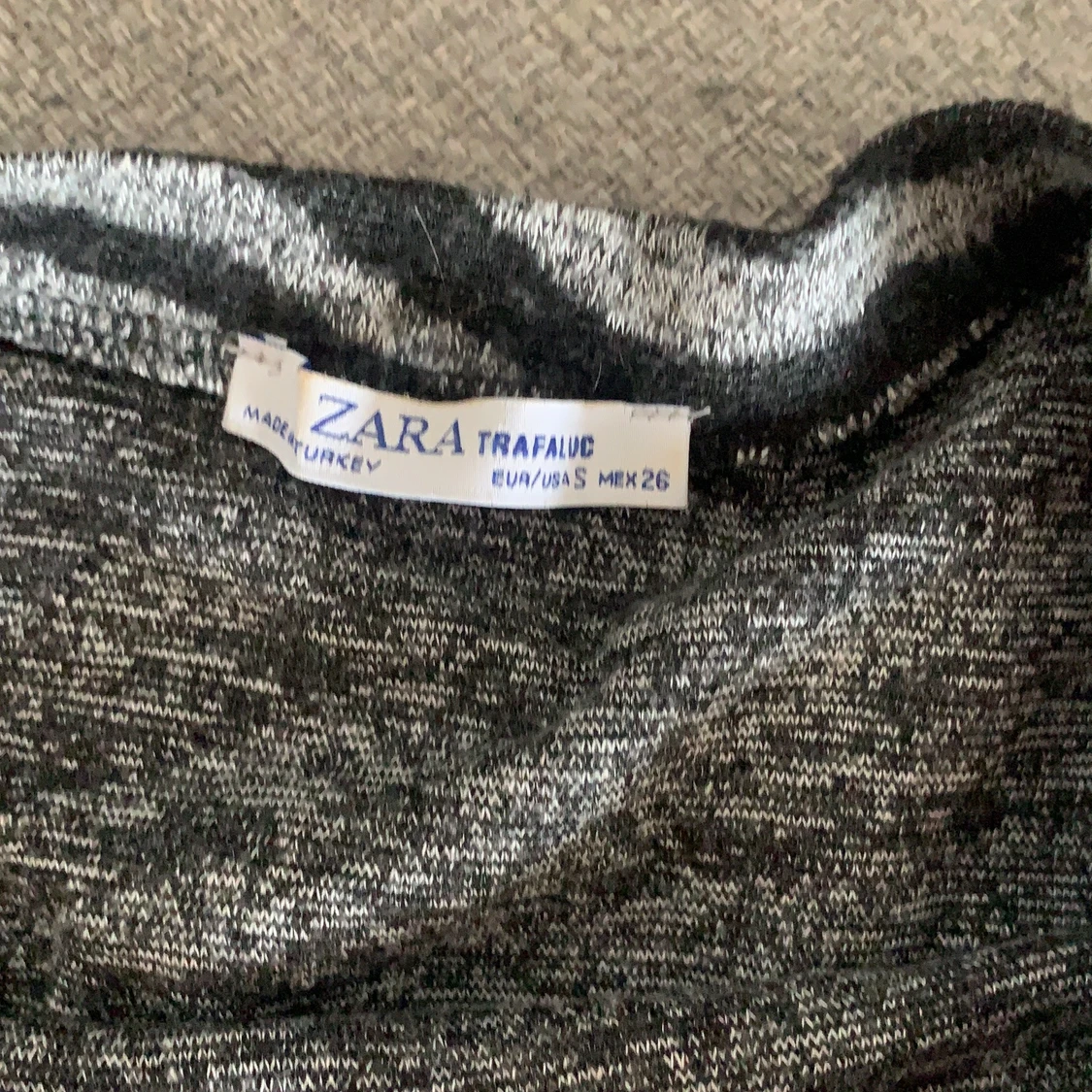 Stickad tröja zebra - 91