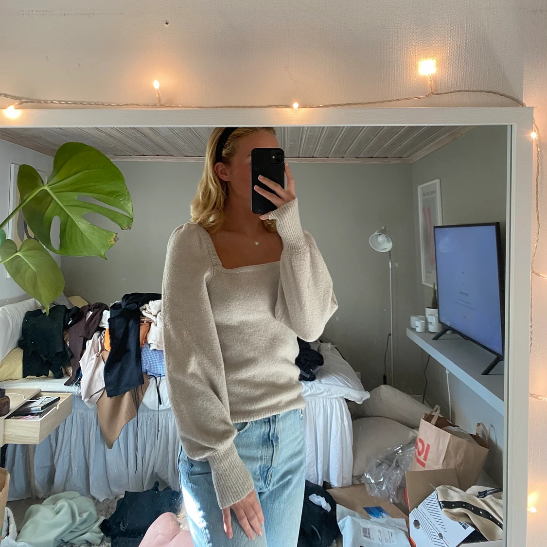 Stickad tröja  - 90